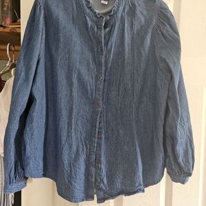 Old Navy Denim Blouse